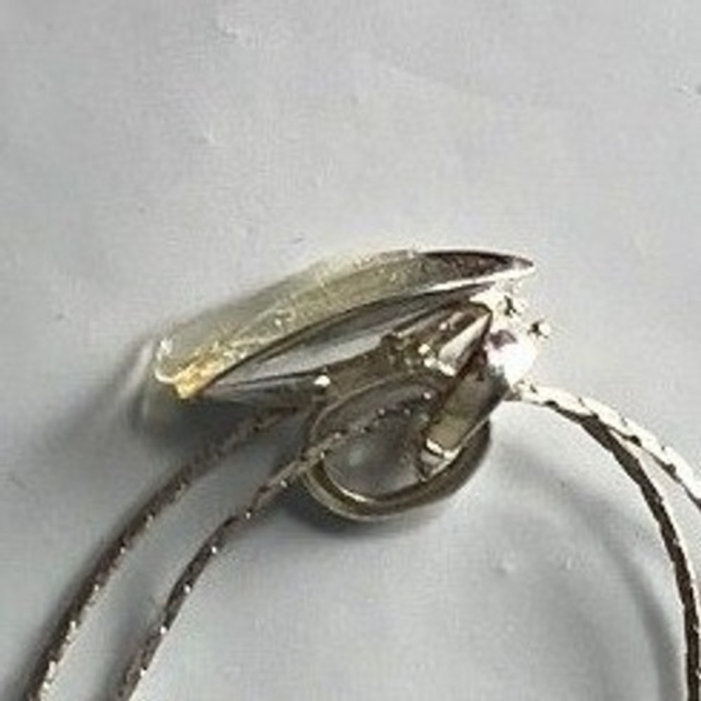 Silver Tone Double Strand Snake Chain Heart Pendant Necklace‎ 18 Inch Everyday